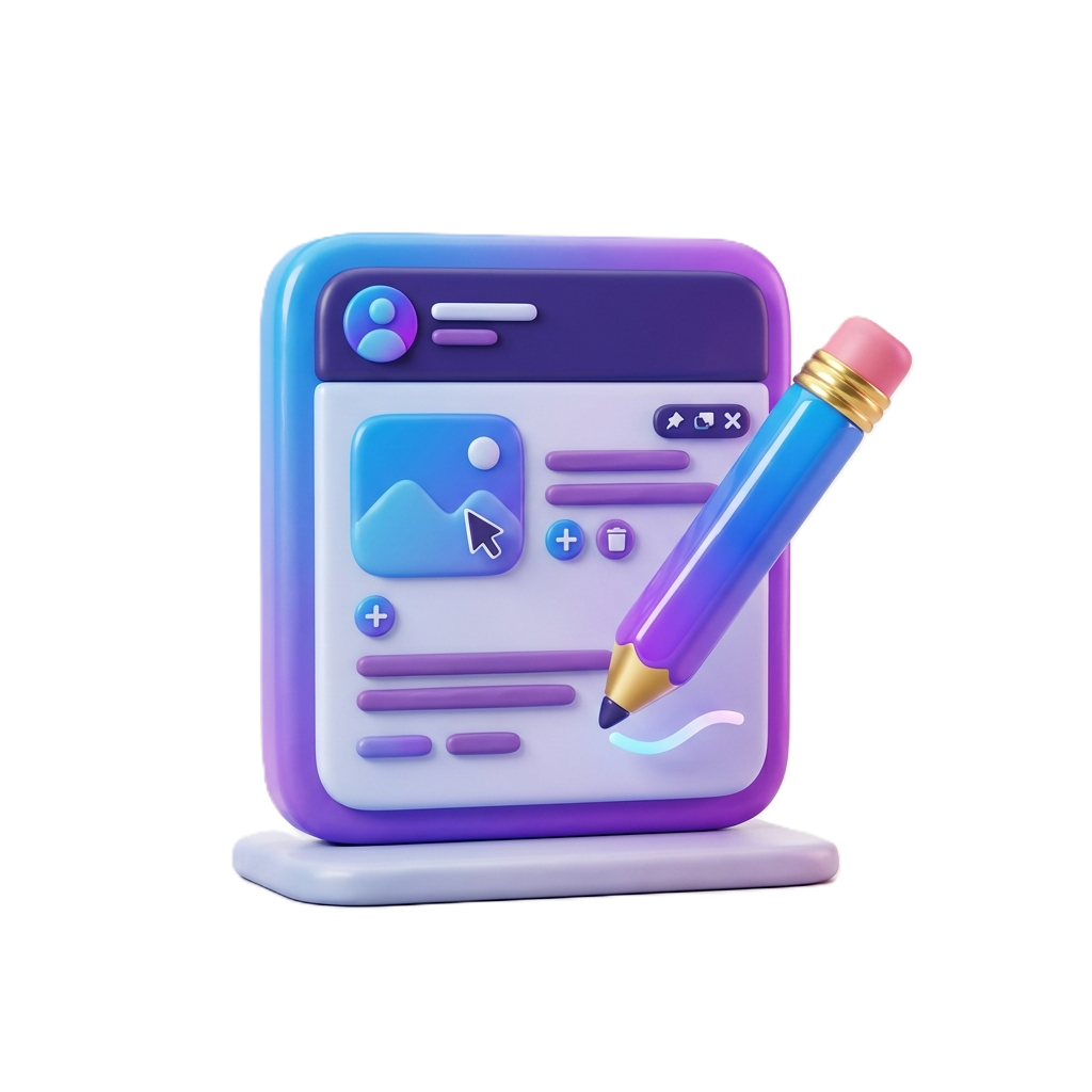 AI posts and ads